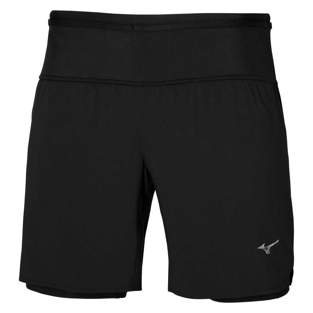 Mizuno TRAIL ER 2IN1 SHORT Schwarz Herren Grösse M